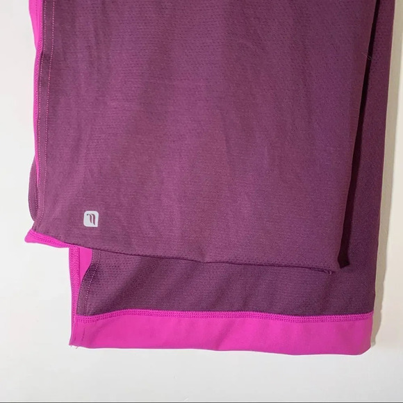 Fabletics Two-tone Infinity Scarf Pink Viva Magenta Sporty Wrap Yoga Athleisure - Picture 5 of 7